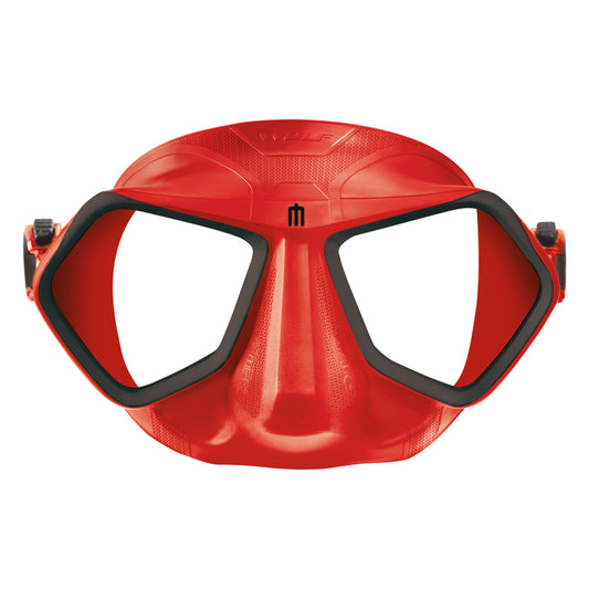 OMER WOLF RED/BLACK MASK