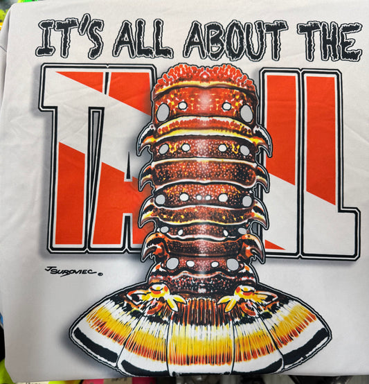 STKL - "It's All About The Tail" Mens UPF 50 Long Sleeve Tee Shirt