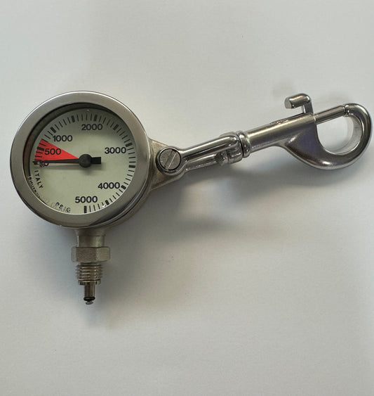 Technical Divers SPG Gauge with SS Clip