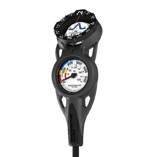 SHERWOOD ANALOG CONSOLE - COMPASS & PRESSURE GAUGE