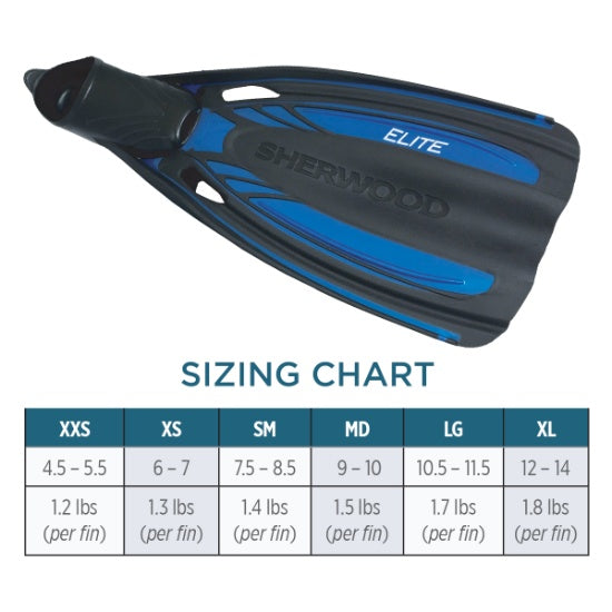 SHERWOOD ELITE FULL FOOT FINS