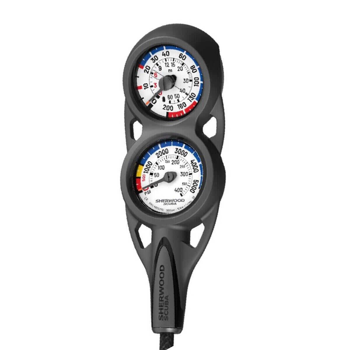 SHERWOOD Analog Console Depth Pressure Gauge